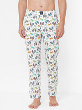 Men's Printed, Multicolor, Cotton, Regular Fit, Elasticated, Waistband, Pyjama  With Side Pockets